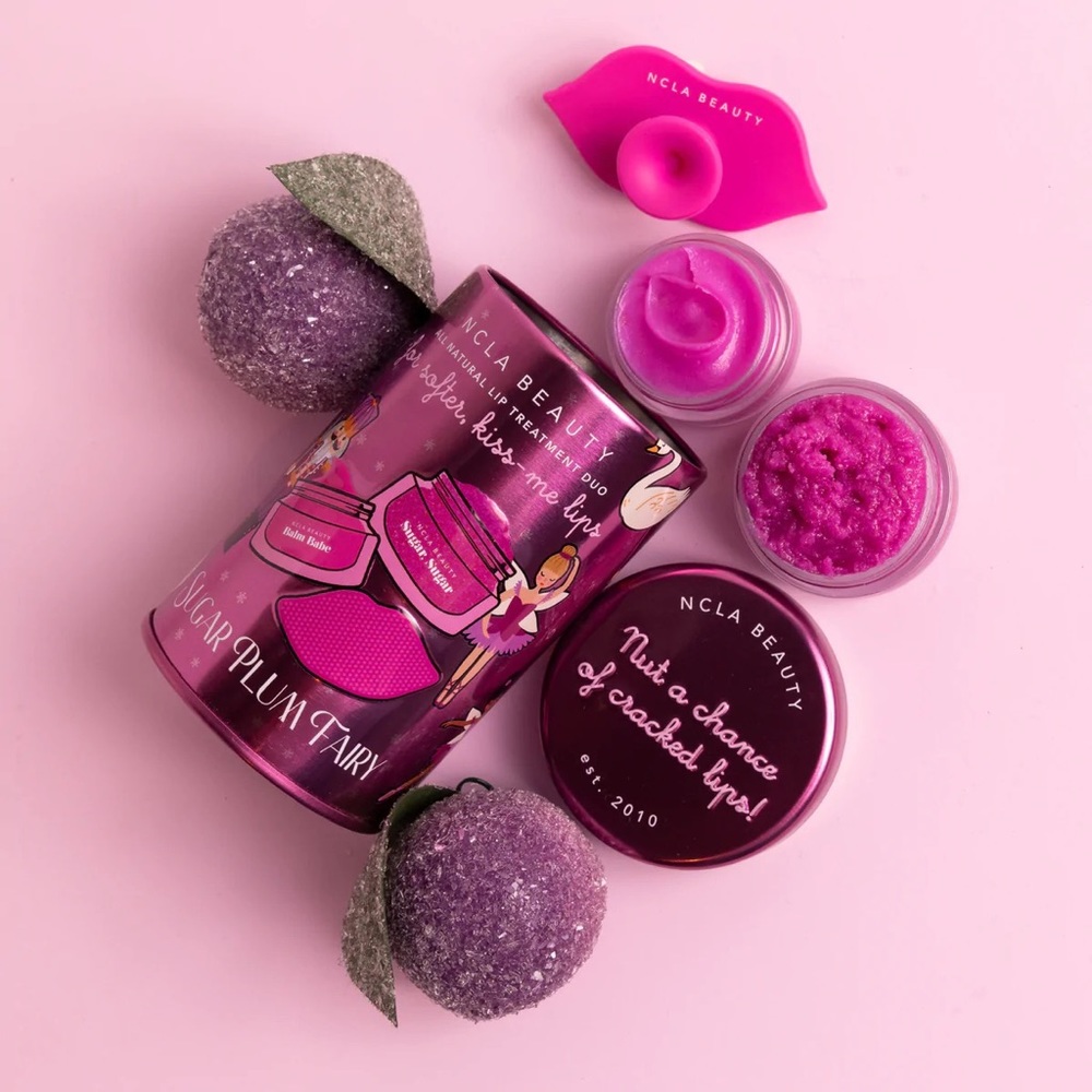 NEW NCLA Sugar Plum Fairy Lip Scrub & Balm Set - Picture 3 of 9